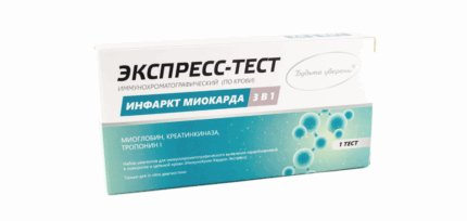 Тест на Инфаркт миокарда КОМБО (3-х компонентный) №1